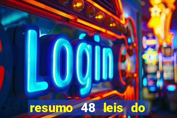 resumo 48 leis do poder pdf